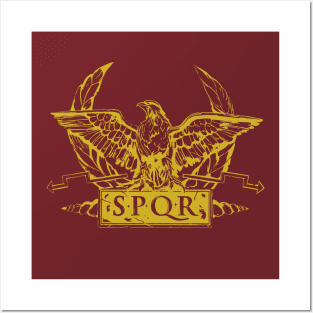 Roman Eagle Standard Aquila SPQR Posters and Art